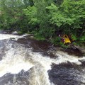 sauvetage en rivière par drone